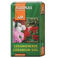 Kudras Balkon Geranien- und Kübelpflanzenerde 80L...