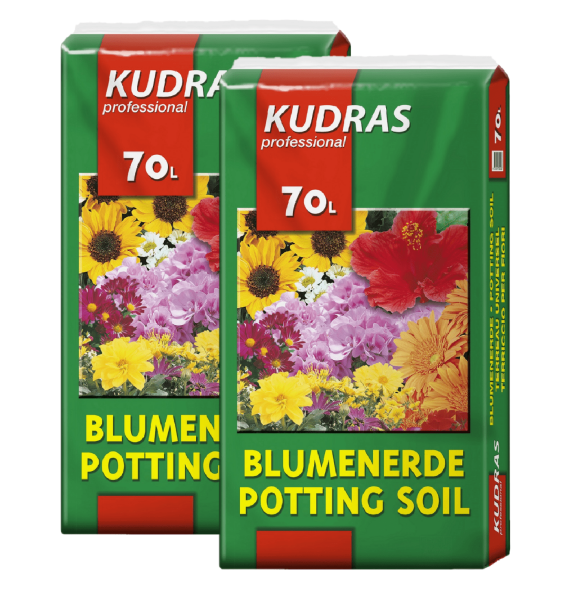 KUDRAS Blumenerde 140L (2x70L) Universalerde