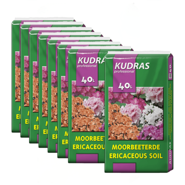 KUDRAS Moorbeeterde Rhododendronerde 320L (4x80L)